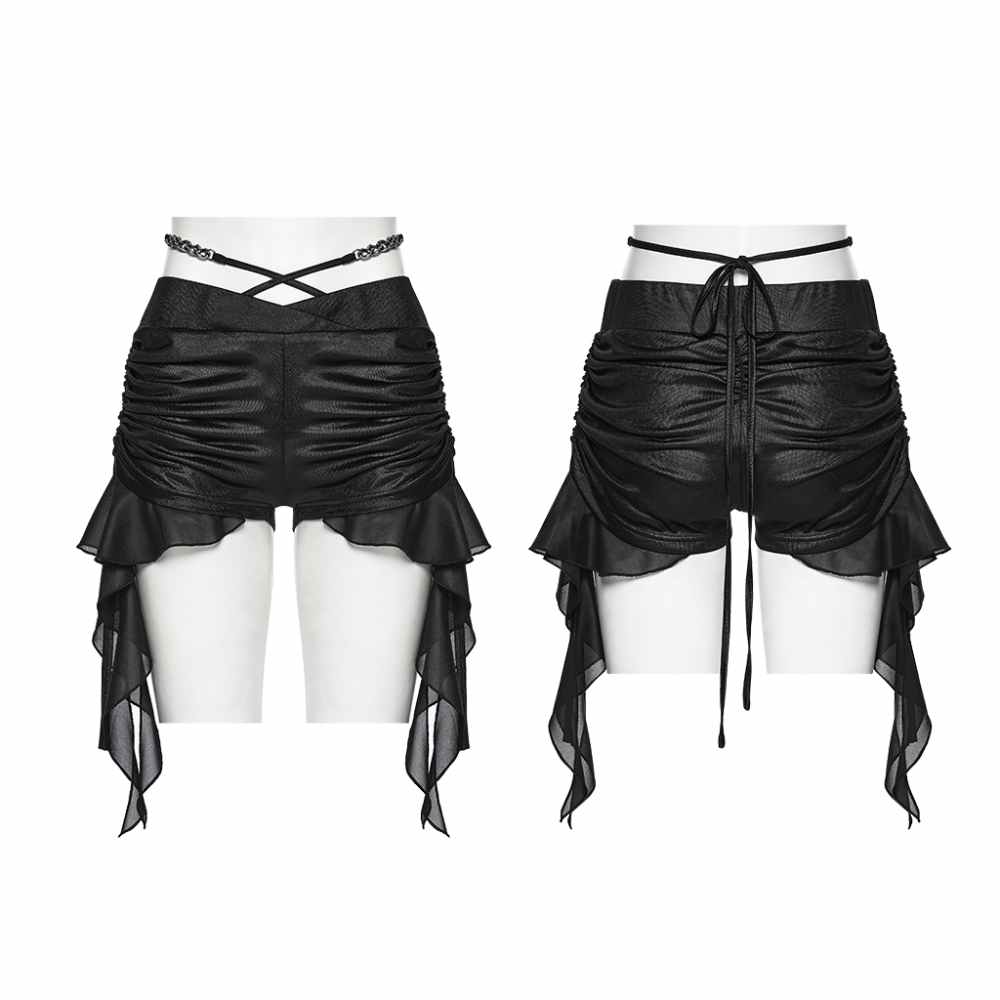 Punk Rave - Slaysha Shorts - Black